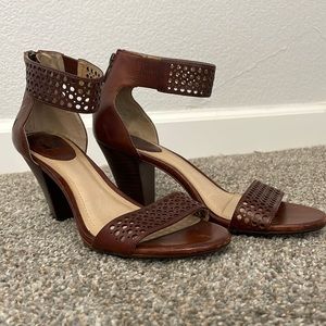 Frye heeled sandals. Skye Perf Ankle